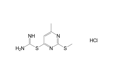 4-(amidinothio)-6-methyl-2-(methylthio)pyrimidine, hydrochloride