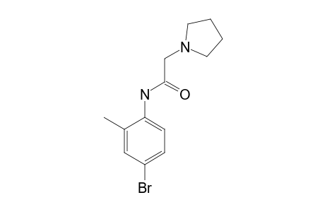4'-bromo-1-pyrrolidineaceto-o-toluidide