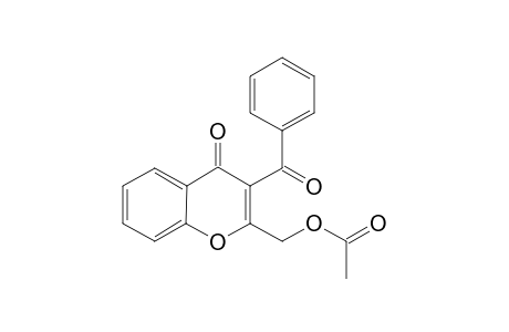 [(3'-Benzoyl-4'-oxo-4H-chromen-2'-yl)methyl]acetate