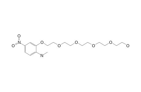 1-(N-Methylamino)-2-(15'-hydroxy-1',4',7',10',13'-pentaoxapentadecyl)-4-nitrobenzene