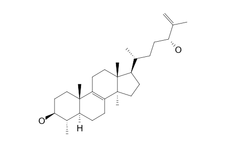 4-ALPHA,14-ALPHA-DIMETHYL-CHOLESTA-8,25-DIEN-3-BETA,24R-DIOL