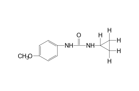 1-cyclopropyl-3-(p-methoxyphenyl)urea