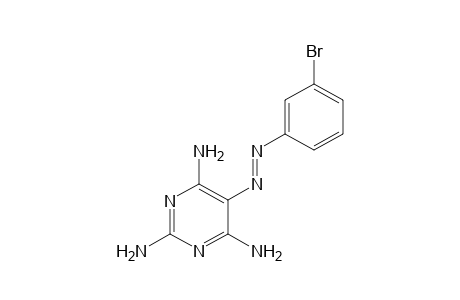 5-[(m-bromophenyl)azo]-2,4,6-triaminopyrimidine