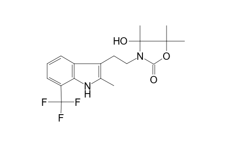 Isoxazolidin-2-one, 3-[2-(7-trifluoromethyl-2-methyl-3-indolyl)ethyl]-4-hydroxy-4,5,5-trimethyl-