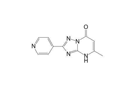 [1,2,4]triazolo[1,5-a]pyrimidin-7(4H)-one, 5-methyl-2-(4-pyridinyl)-