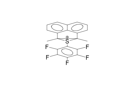 1,2-DIMETHYL-1,2-PENTAFLUOROPHENYLEPISULPHONIOACENAPHTHYLENE CATION