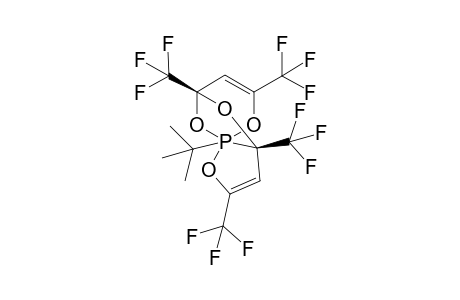 (5R,7S)-3,5,7,9-Tetrakis(trifluoromethyl)-1-[(1,1-dimethyl)ethyl]-2,6,10,11-tetraoxa-1-phospha(V)tri-cyclo-[5.3.1.0(1,5)]-undeca-3,8-diene