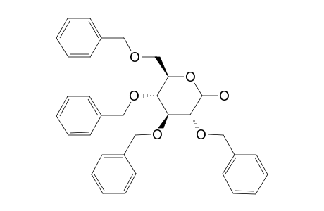 3,4,5-tribenzoxy-6-(benzoxymethyl)tetrahydropyran-2-ol