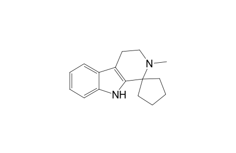 2-Methylspiro[4,9-dihydro-3H-$b-carboline-1,1'-cyclopentane]