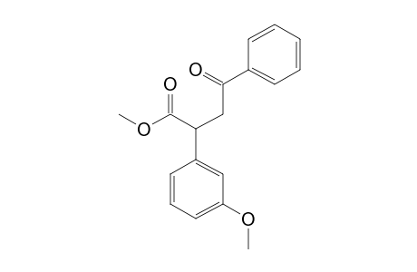 beta-BENZOYL-m-METHOXYHYDRATROPIC ACID, METHYL ESTER