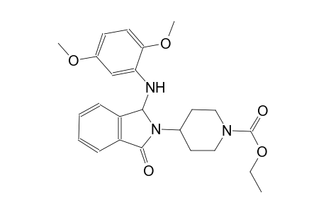 1-piperidinecarboxylic acid, 4-[1-[(2,5-dimethoxyphenyl)amino]-1,3-dihydro-3-oxo-2H-isoindol-2-yl]-, ethyl ester