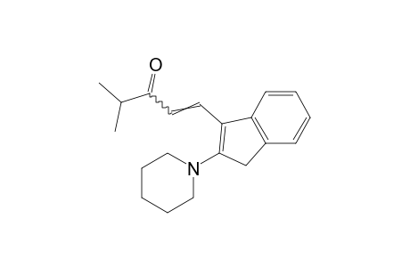 4-METHYL-1-(2-PIPERIDINOINDEN-3-YL)-1-PENTEN-3-ONE