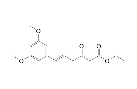 Ethyl (E)-6-(3,5-Dimethoxyphenyl)-3-oxohex-5-enoate