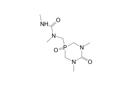 1,3-dimethyl-5-[(1,3-dimethylureido)methyl]-1,3,5-diazaphosphorinan-2-one, 5-oxide