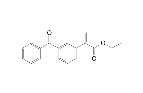 Ethyl 2-(3-Benzoylphenyl)propenoate