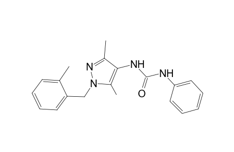 N-[3,5-dimethyl-1-(2-methylbenzyl)-1H-pyrazol-4-yl]-N'-phenylurea