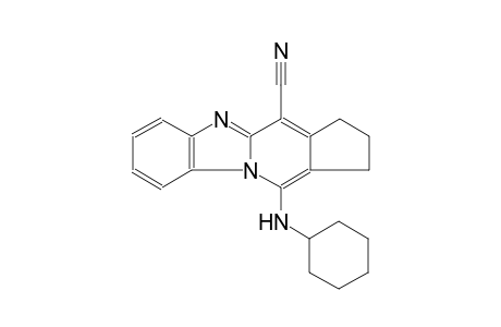 11-(cyclohexylamino)-2,3-dihydro-1H-cyclopenta[4,5]pyrido[1,2-a]benzimidazole-4-carbonitrile