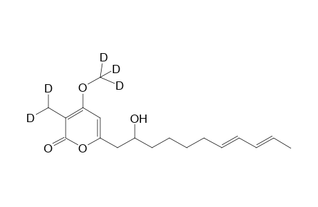 3-(dideuteriomethyl)-6-[(7E,9E)-2-hydroxyundeca-7,9-dienyl]-4-(trideuteriomethoxy)-2-pyranone