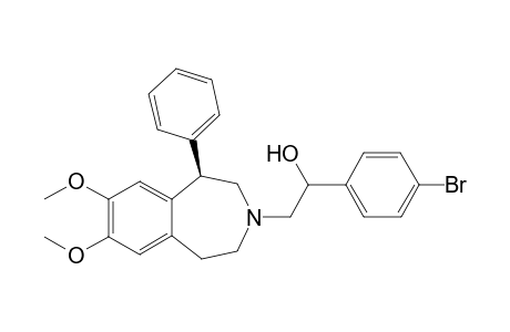 (+)-1R,11R or 1R,11S-3-[(Beta-Hydroxy)-(4-bromophenyl)ethyl]-7,8-dimethoxy-1-phenyl-2,3,4,5-tetrahydro-1H-3-benzazepine