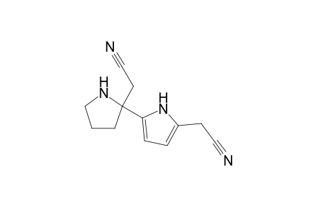 {2-[Cyanomethyl]-3,4-dihydro-2H-pyrrol-5-yl]pyrrolidin-2-ylidene}acetonitrile