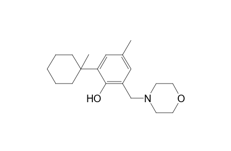 4-Methyl-2-(1-methylcyclohexyl)-6-(4-morpholinylmethyl)phenol