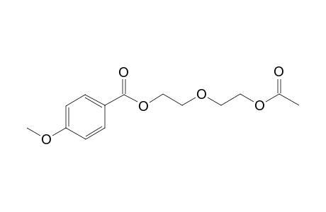 2-Acetoxyethoxyethyl 4-methoxybenzoate