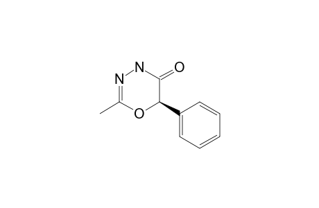 2-Methyl-6(R)-phenyl-1,3,4-oxadiazin-5(6H)-one