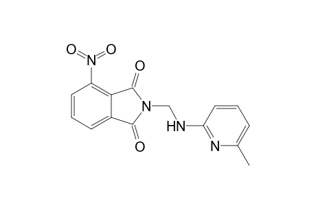 2-([(6-Methyl-2-pyridinyl)amino]methyl)-4-nitro-1H-isoindole-1,3(2H)-dione