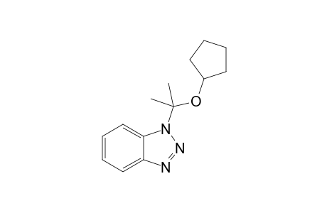 1-(2-cyclopentyloxypropan-2-yl)benzotriazole