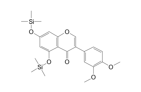 3-(3,4-Dimethoxyphenyl)-5,7-dihydroxy-4H-chromen-4-one, 2tms