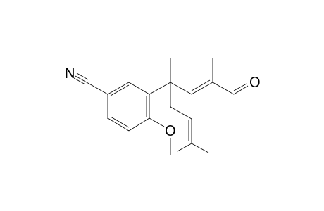 (E)-4-Methoxy-3-(2,4,7-trimethyl-1-oxooct-2,6-dien-4-yl)benzonitrile