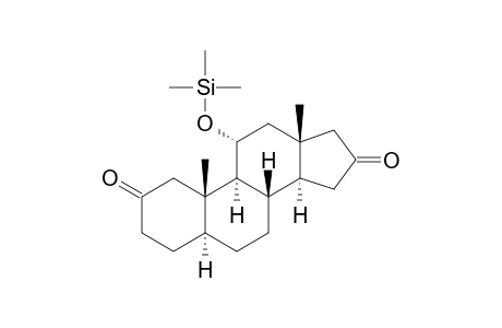 5.ALPHA.-ANDROSTAN-11.ALPHA.-OL-2,16-DIONE-TRIMETHYLSILYL ETHER