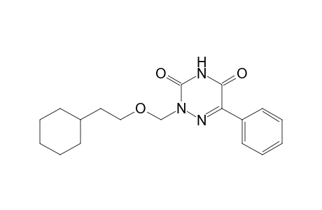 1-(2-CYCLOHEXYLETHOXYMETHYL)-5-PHENYL-6-AZAURACIL