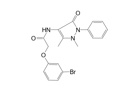 acetamide, 2-(3-bromophenoxy)-N-(2,3-dihydro-1,5-dimethyl-3-oxo-2-phenyl-1H-pyrazol-4-yl)-