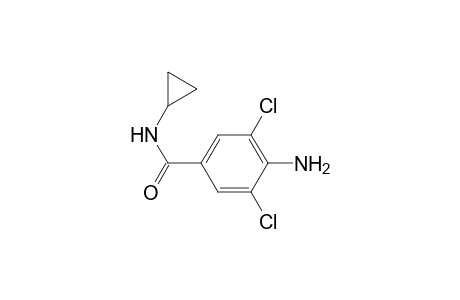 4-amino-3,5-dichloro-N-cyclopropylbenzamide