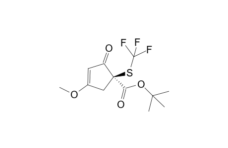 (1S)-tert-Butyl 1-trifluoromethanesulfenyl-4-methyoxy-2-oxocyclopent-3-en-1-carboxylate