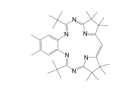 2,3,7,8-TETRAHYDRO-2,2,3,3,7,7,8,8-OCTAMETHYL-N(1),N(9)-(1,1'-[(4,5-DIMETHYLPHEN-1,2-YLEN)-DINITRILO]-2,2,2',2'-TETRAMETHYLBIS-[PROPYL])-11H-DIPYRRIN-1,9-