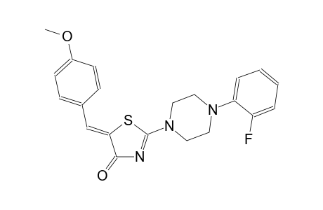 (5Z)-2-[4-(2-fluorophenyl)-1-piperazinyl]-5-(4-methoxybenzylidene)-1,3-thiazol-4(5H)-one
