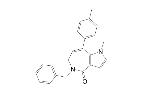 1-Methyl-5-benzyl-8-p-tolyl-5,6-dihydro-1H-pyrrolo[3,2-c]azepin-4-one