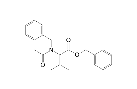 Benzyl 2-(N-acetyl-N-benzyl)amino-3-methylbutanoate