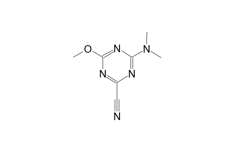 4-(dimethylamino)-6-methoxy-1,3,5-triazine-2-carbonitrile