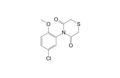 4-(5-chloro-2-methoxyphenyl)-3,5-thiomorpholinedione