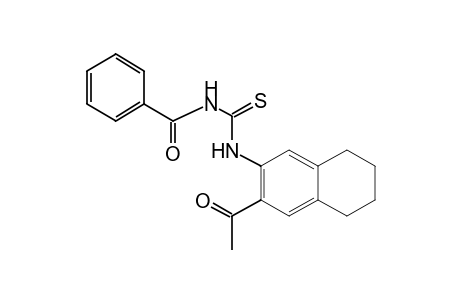 1-(3-acetyl-5,6,7,8-tetrahydro-2-naphthyl)-3-benzoyl-2-thiourea