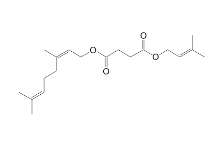 Succinic acid, 3-methylbut-2-en-1-yl neryl ester