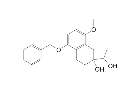 2-Naphthalenemethanol, 1,2,3,4-tetrahydro-2-hydroxy-8-methoxy-.alpha.-methyl-5-(phenylmethoxy)-, [S-(R*,S*)]-