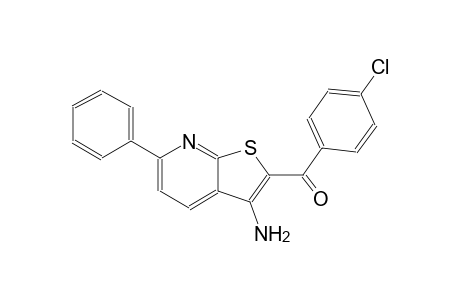 methanone, (3-amino-6-phenylthieno[2,3-b]pyridin-2-yl)(4-chlorophenyl)-