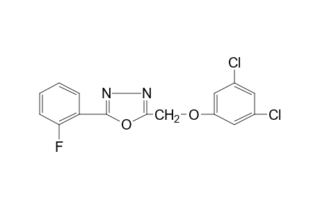 2-[(3,5-dichlorophenoxy)methyl]-5-(o-fluorophenyl)-1,3,4-oxadiazole