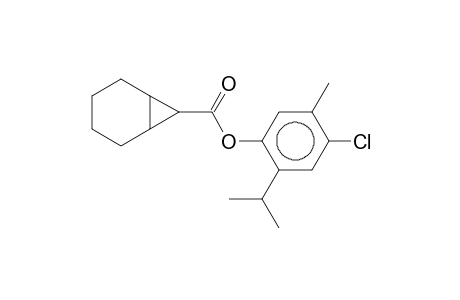 4-Chloro-2-isopropyl-5-methylphenyl bicyclo[4.1.0]heptane-7-carboxylate