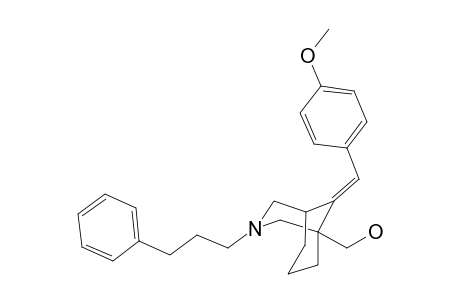 (E)-{9-(4-methoxybenzylidene)-3-(3-phenyl-propyl)-3-azabicyclo[3.3.1]nonan-1-yl}methanol