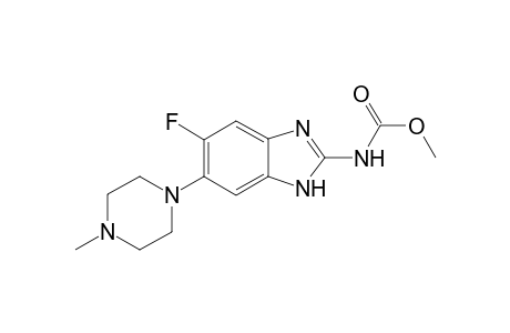 Methyl 6-(N'-methykpiperazinyl)-5-fluoro-1H-benzimidazole-2-carbamate